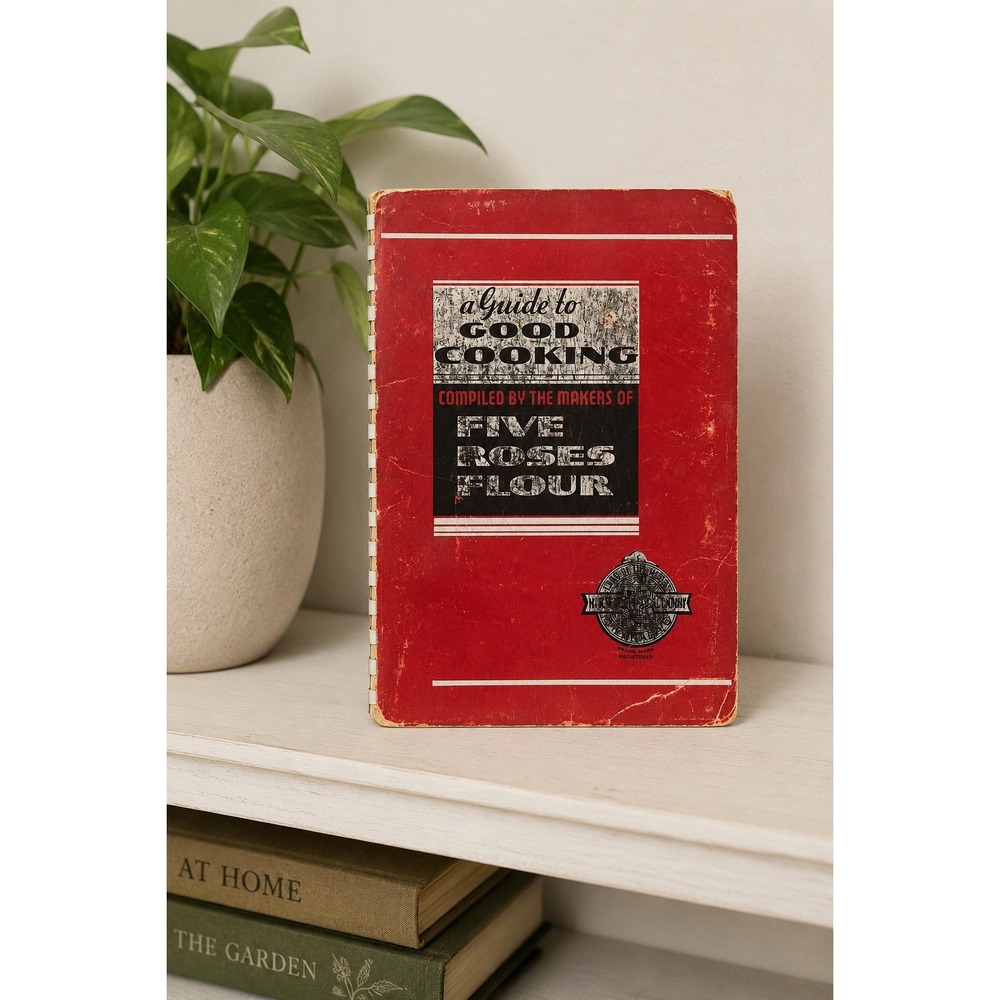 1938 Five Roses Flour Guide to Good Cooking Spiral Cookbook Canadian Recipe Book